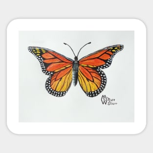 Monarch Butterfly Sticker